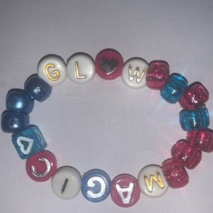MAGIC GLOW BRACELET (hand made) SMALL BUSINESS